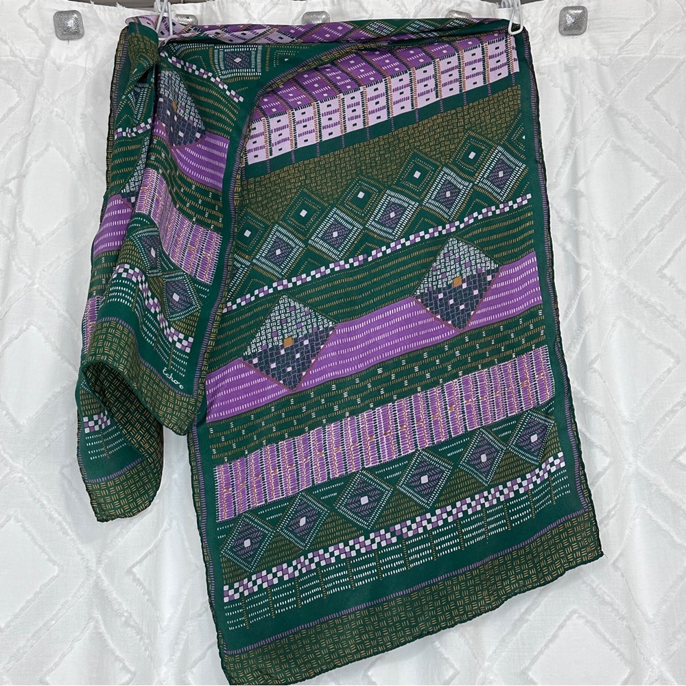 Echo silk scarf